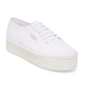 Superga 2790 Cotcoloropew White Fabric Sneaker